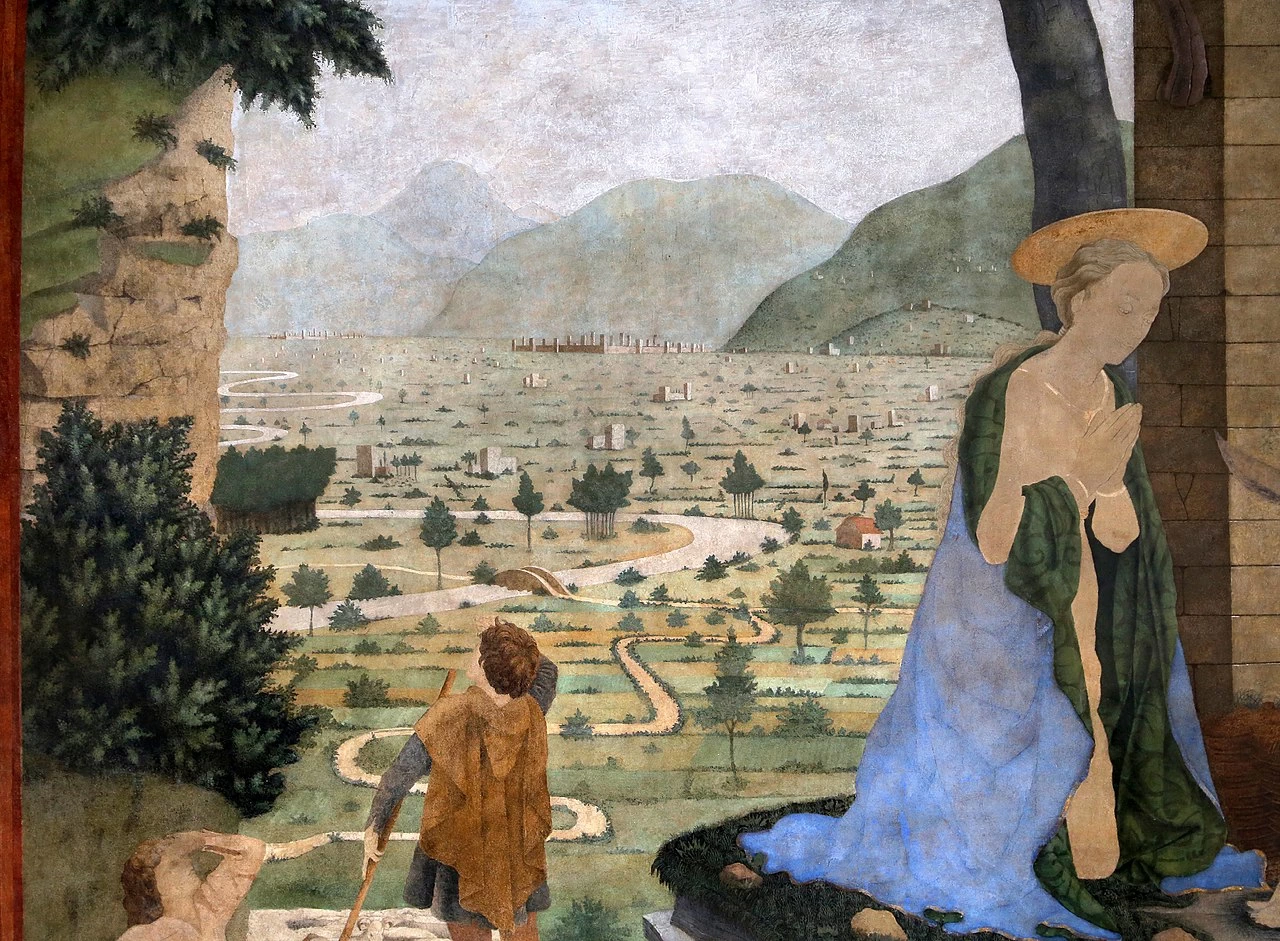 Natività - Firenze, Chiesa della Ss. Annunziata, Chiostrino dei Voti, dettaglio